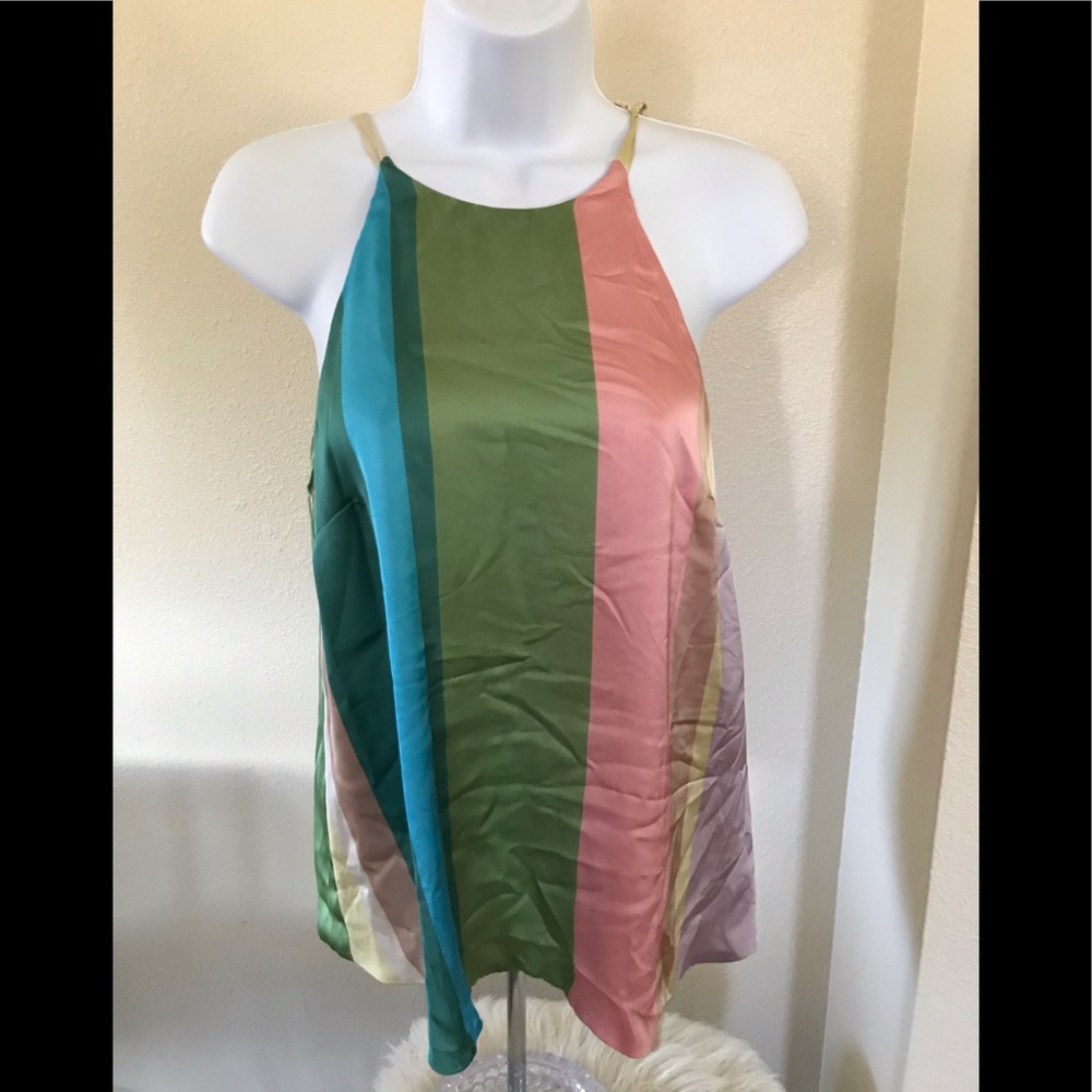 BNWT Zara top multiple colored size xs